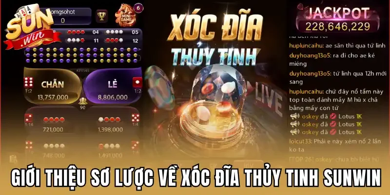 Giới thiệu sơ lược về xóc đĩa thủy tinh Sunwin