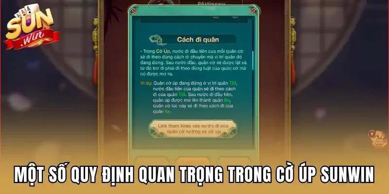Một số quy định quan trọng trong Cờ úp Sunwin