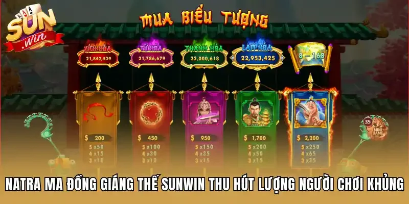 Natra Ma Đồng Giáng Thế Sunwin thu hút lượng người chơi khủng
