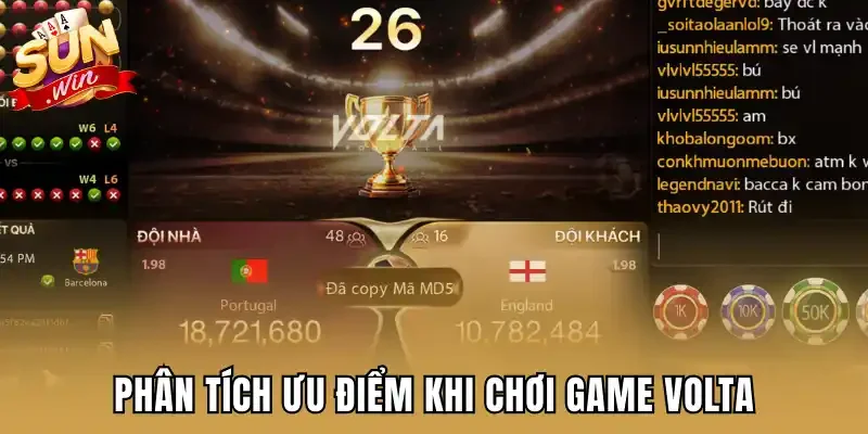 Phân tích ưu điểm khi chơi game Volta